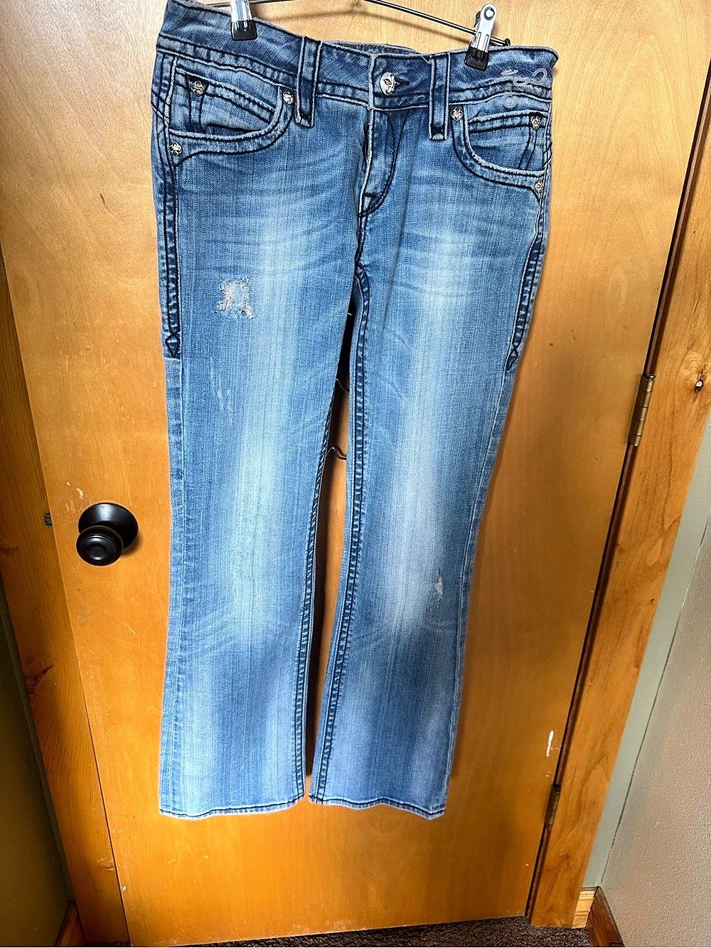 Rock Revival Boot Cut Jeans Blue Waist 30